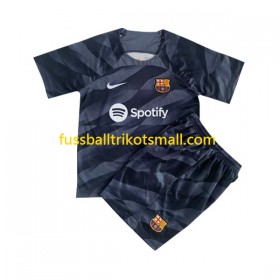 Fußballtrikots FC Barcelona Torwart Kinder 2023-2024 Kurzarm Auswärts-trikot kaufen